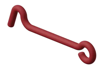 Plastic Window Hook Latch Toy 3D model