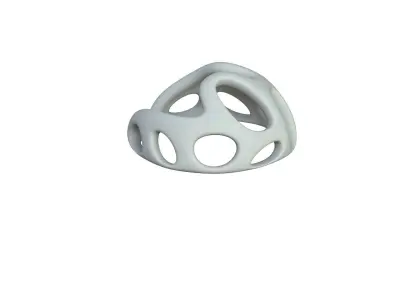 SciFi Cube Object No 46396 Low Poly Shape Low-poly 3D model
