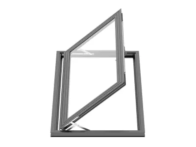 Aluminium Door 01 3D model