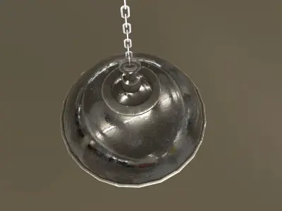 Aluminum Pendant Light Fixture Free 3D model