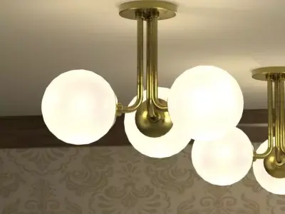 Modern Light 03 Free low-poly 3D model