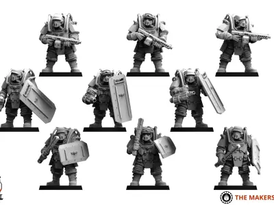 Universal Guard - Abhumans 3D print model