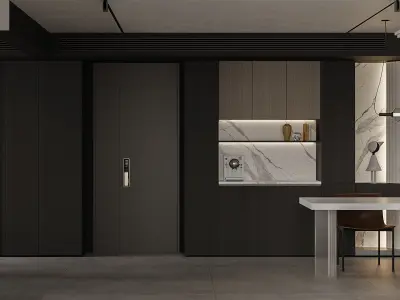 apartment interior scenes    3D model shop