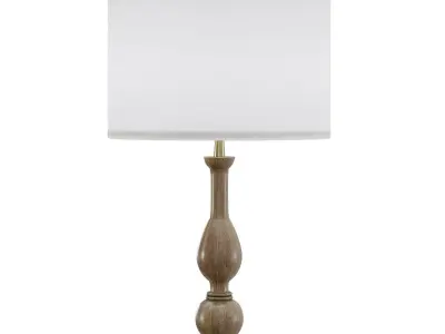 Buser Brown Traditional Floor Lamp 3D model