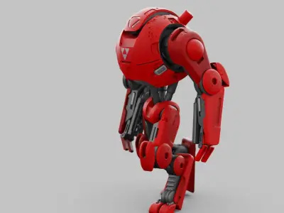 COMBAT DROID OZ-200  RIGGED 3D model