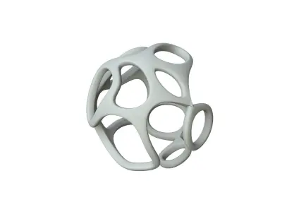 SciFi Cube Object No 35965 Low Poly Shape Texture