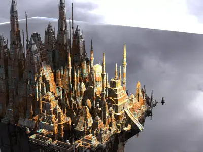 Islamic Golden Age Architecture 3D model