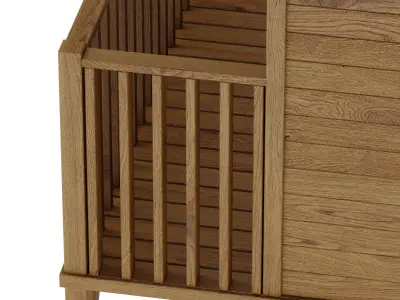 Kids Garden Playhouse 3D model