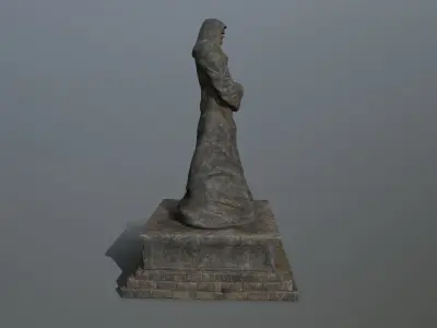 statue 2 Low-poly 3D model
