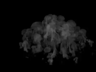 Rising Wispy Smoke VDB 3D model
