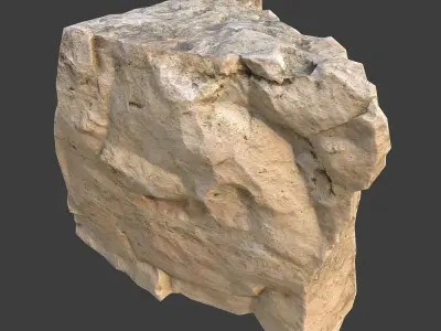 Uma Stone Low-poly 3D model