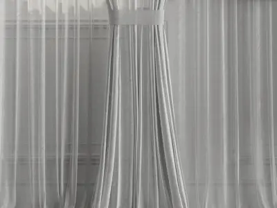 Curtain Set 501C 3D model