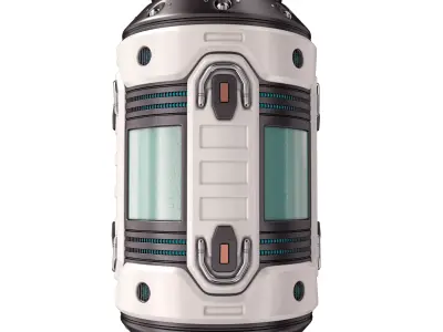 Sci Fi Barrel 3D model