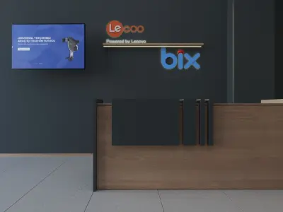 Lobby furniture Low-poly 3D model