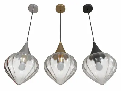 Pendant lamp Kesta 4949-1 - 4950-1 - 4951-1 3D model