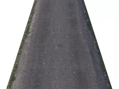 Ultra realistic Asphalt road HQ 3D model