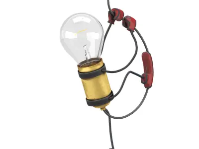 Chandelier lamp 3D model get