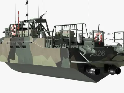  Sweden Military CB90 Class Fast Assault Craft 
