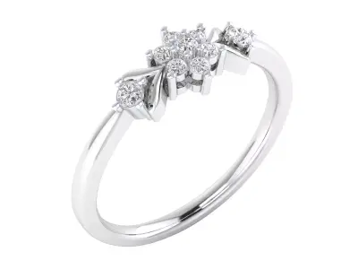 Women Ring Render 3dm STL MTL SLC JCD OBJ FBX Details 3D print model 14