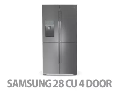 28 cu ft 4 Door Refrigerator 3D model