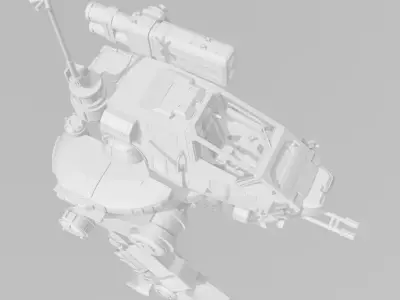 Light scout mech 3D print model