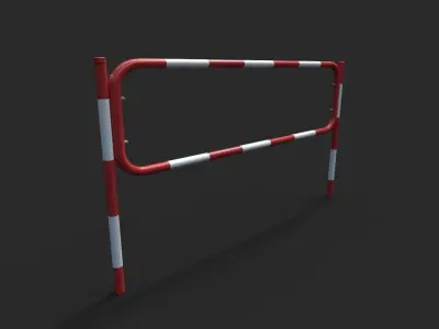 Railling Low-poly 3D model - 2 varriants Low-poly 3D model