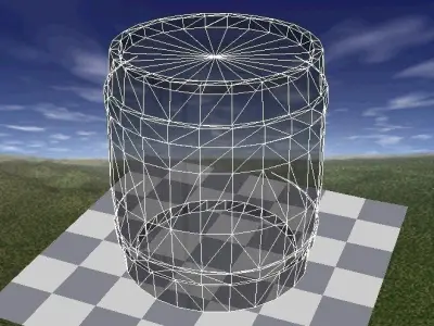 Barrel Well Textured Low-poly 3D model