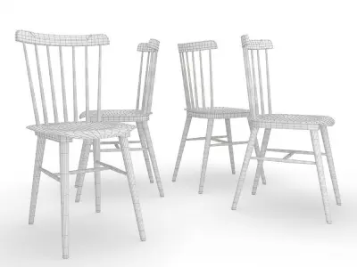 Tucker Dining Chair 3D model