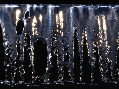 Animated waterfall  - NO PLUGINs 3D model