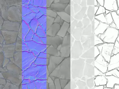 Wild Stone SMA 01 PBR Material Texture