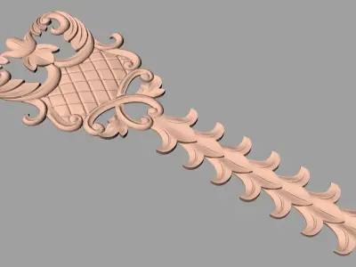 3D carved model furniture 3D design used for artcam aspire E758 3D model