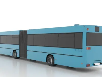 Mercedes-Benz O405G Low Low-poly 3D model