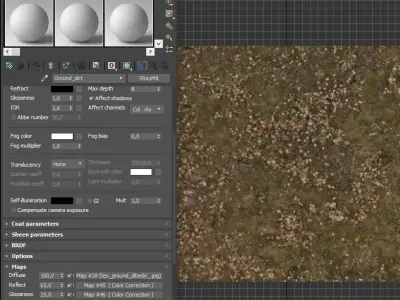 Ultra realistic Soil Scan 3D model