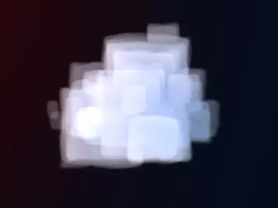 VDB Cloud 18 Minecraft Animated 3D model