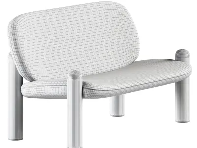 Sofa Tottori Driade 3D model
