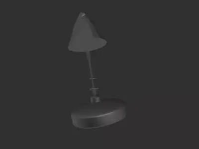 office desk light bulb 3D model