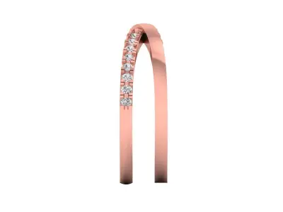 Solitaire Wedding Engagement Women Rings Band 3D print model