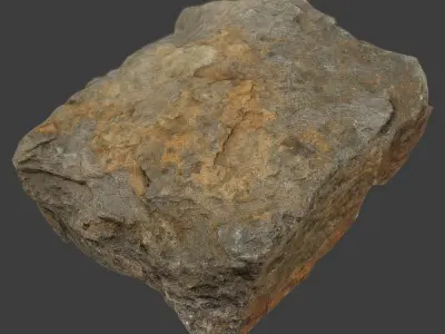 Holly Stone Low-poly 3D model