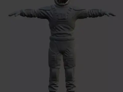 Astronaut Spacesuit 3D Model 3D model