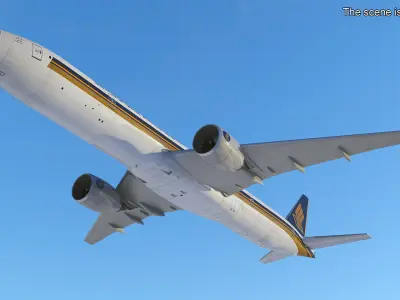  Boeing 777 Singapore Airlines Rigged 
