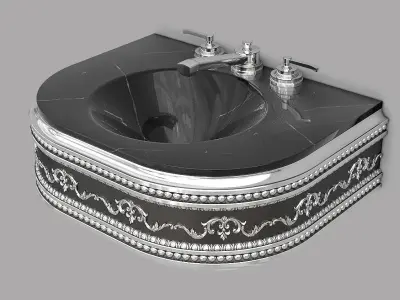 Classic Wash Basin 2 3D model