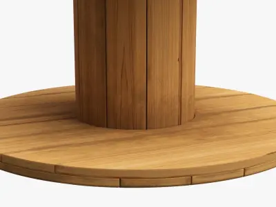 Cable reel table 3D model