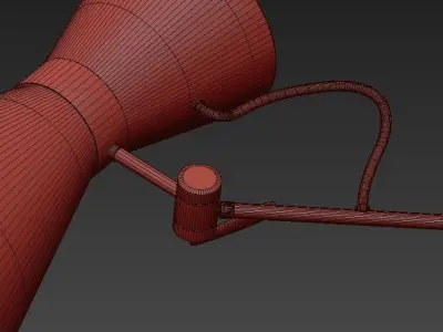 Simone three pendant lights hanging from ceiling 3D model