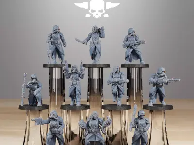 GrimGuard Sisters of War 3D print model