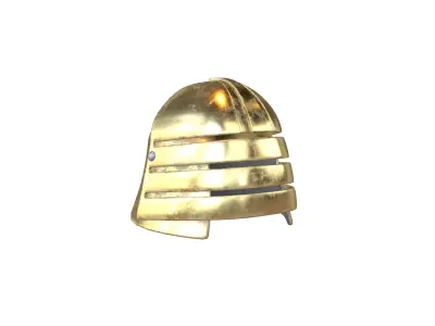 War Helmet V2 004 Low-poly 3D model