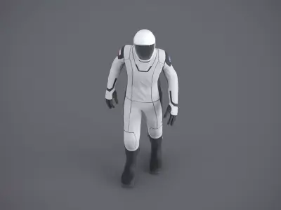 SpaceX spacesuit martian suit astronaut 3D print model