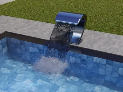 KEVIN cobra console lumion fountain Low-poly 3D model