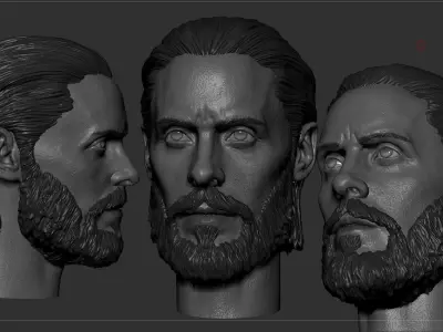 Blade Runner -Niander Wallace-Jared Leto Head 3D print model
