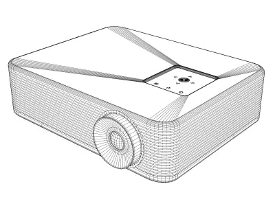 Professional Projector Low-poly 3D model