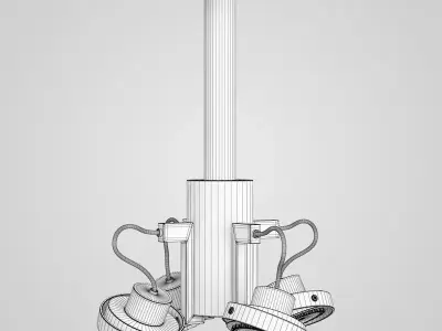 Halogen Lamp Set 3D model
